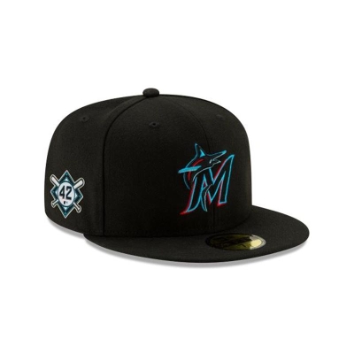 Miami Marlins Gorra | New Era MLB Jackie Robinson Day 59fifty Fitted Cap Mexico - Negros